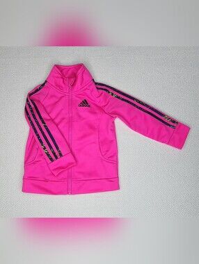 Adidas Pink Girls' Track Jacket